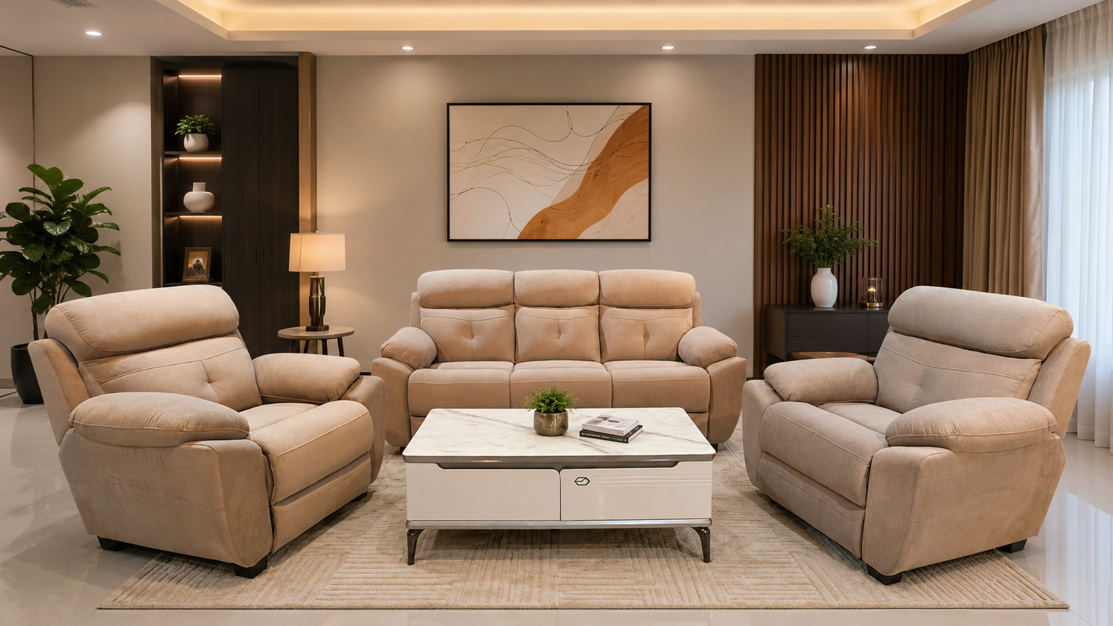RECLINER SET 3+1+1