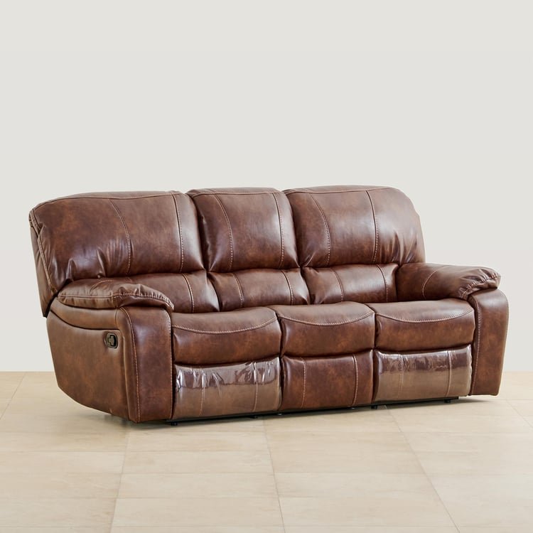 Harvey Nappa 3+2 Seater Recliner Set - Brown image 2