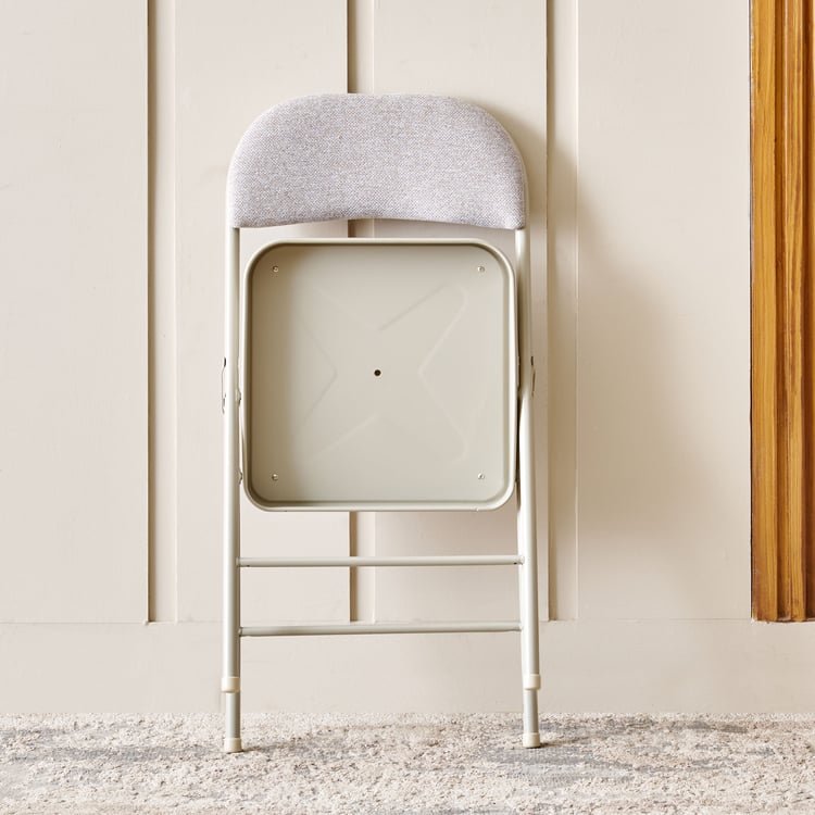 Melony Fabric Folding Chair - Beige image 4