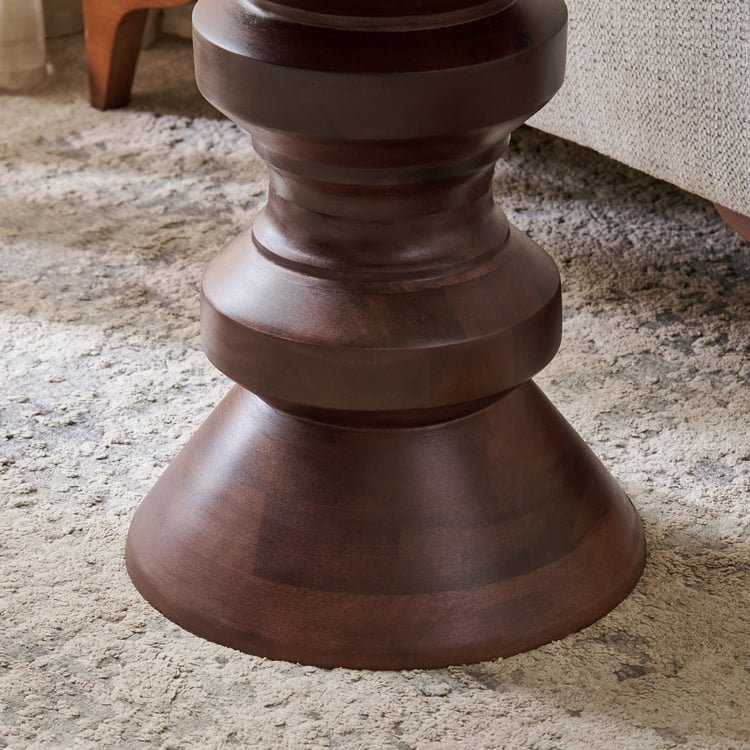 Otis Mango Wood Accent Table - Brown image 3