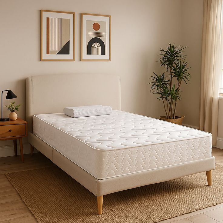 Restofit Ultima 4+2 Inch Orthopaedic Teen Mattress with HR Foam, - White